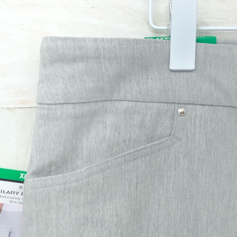 Hilary Radley Wm's Pull-On Pant • 26" Inseam • Tummy Control • Sz XL • Gray •NWT - Picture 5 of 12